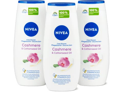 Nivea Gel doccia Care & Cashmere 3x250ml