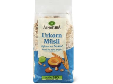 Alnatura Whole Grain Muesli Organic, vegan, no added sugar 500g