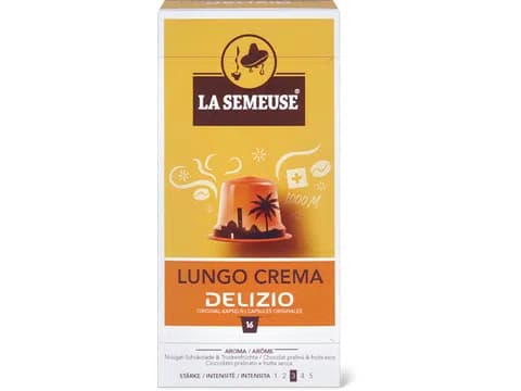 La Semeuse Lungo Crema 16 capsule compatibili Delizio