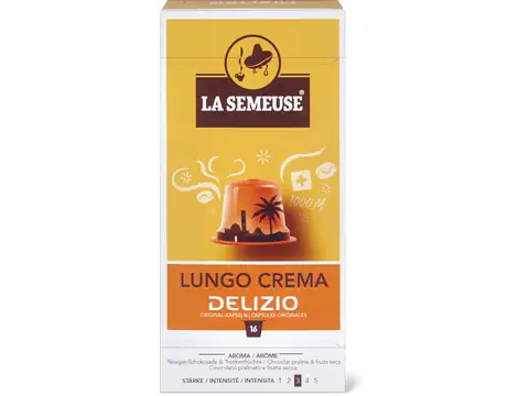La Semeuse Lungo Crema 16 Kapseln Delizio kompatibel