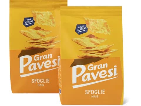 Gran Pavesi Le Sfoglie cracker di mais 2x150g