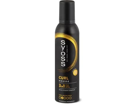Syoss Curl Control Mousse tenuta flessibile 250ml