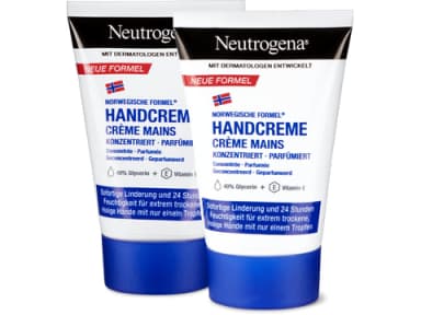 Neutrogena Handcreme parfümiert, Gylcerin & Vitamin E 2x50ml