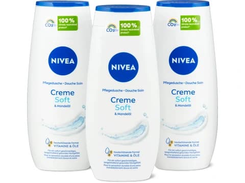 Nivea Doccia crema Creme Soft 3x250ml