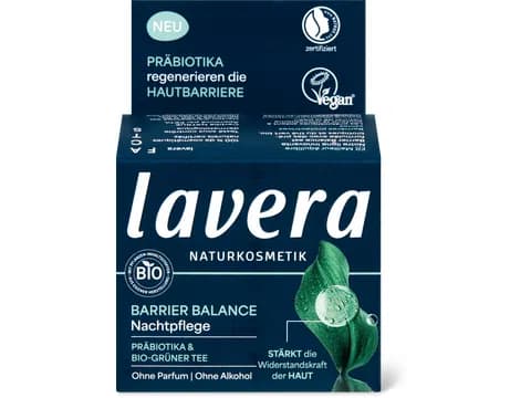 Trattamento notte Barrier Balance Prebiotici e tè verde, vegano