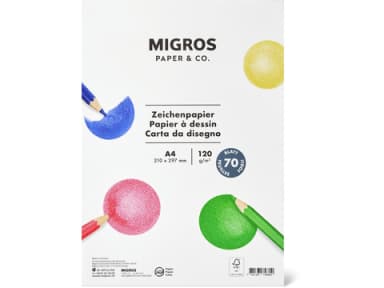 Migros Paper & Co. Papier à dessin A4 · 1 pz