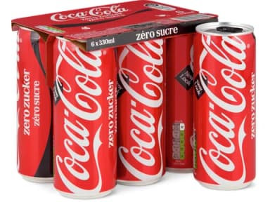 Coca-Cola Zero Dosen 6x33cl
