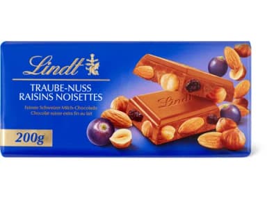 Lindt Traube-Nuss 200g
