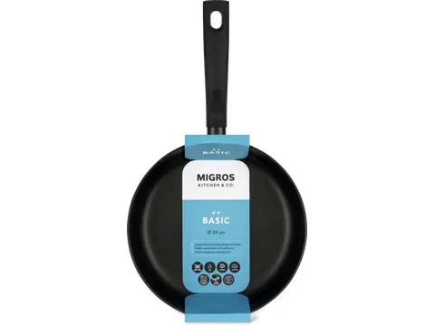 Frying pan Ø 24 cm, high sides, black