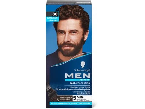 Schwarzkopf Colorazione barba Men Perfect 80 castano scuro