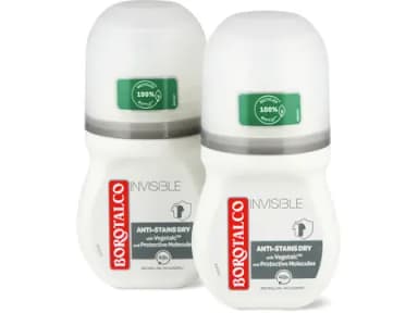 Borotalco Déodorant roll-on Invisible 2x50ml