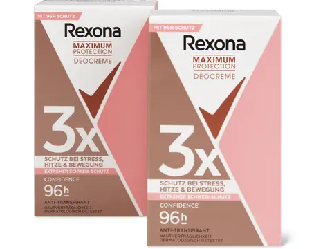 Rexona Deo Creme Confidence · 2 x 45 ml
