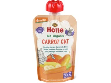 Holle Quetschbeutel Karotte, Mango, Banane & Birne