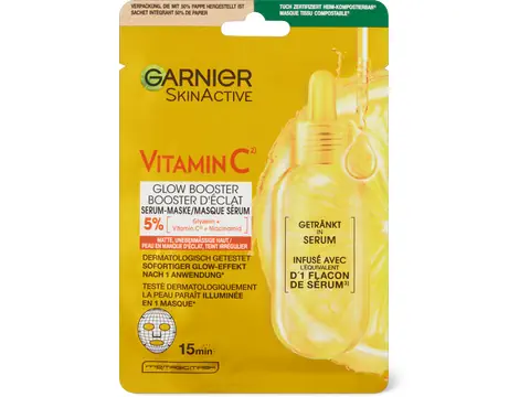 Garnier Maschera siero Glow Booster alla vitamina C