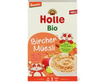 Holle Birchermüesli Apfel Sultanien & Mandeln Demeter, Bio, ab 1 Jahr 200g