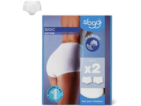 Sloggi Women's Basic Cotton midi briefs