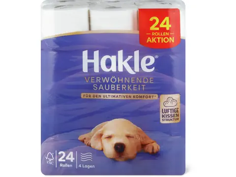 Hakle Verwöhnende Sauberkeit · 24 pz
