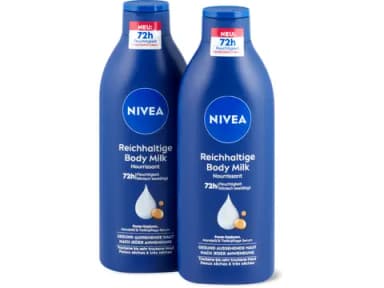 Nivea Lait corporel riche 72h 2x400ml