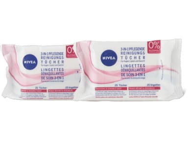 Nivea Lingettes démaquillantes de soin 2x25