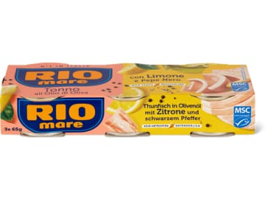 Rio Mare Thunfisch mit Zitrone und schwarzem Pfeffer 3x52g