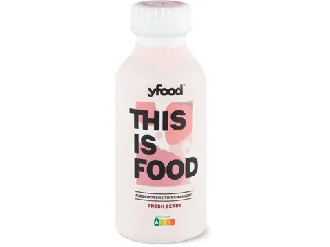 YFood Trinkmahlzeit Fresh Berry 500ml