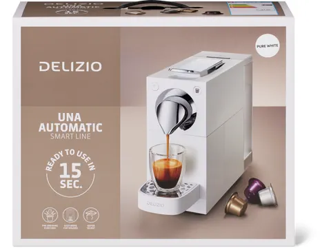 Una II Pure White capsule coffee machine