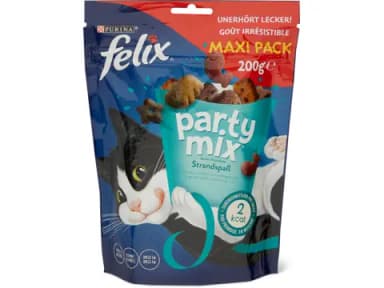 Felix Friandises de la mer Party Mix Au goût de saumon, de colin et de truite 200g