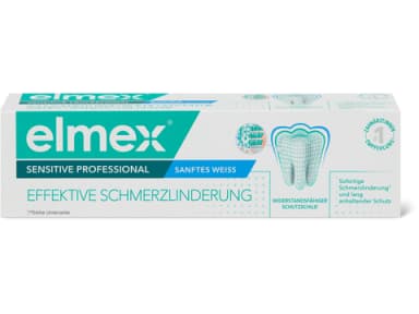 Elmex Toothpaste for sensitive teeth with whitening action