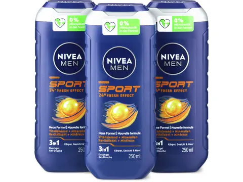 Nivea Doccia schiuma Sport 3x250ml