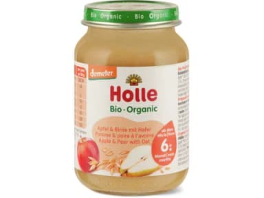 Holle Apfel & Birne Brei mit Hafer 190g