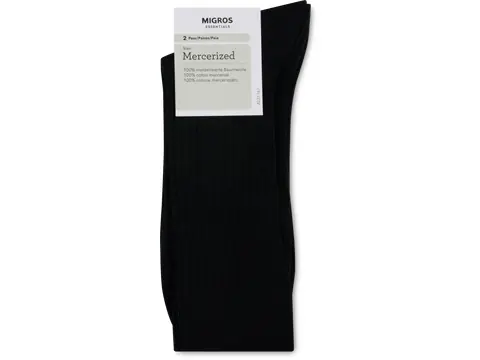 Men's mercerised-cotton socks