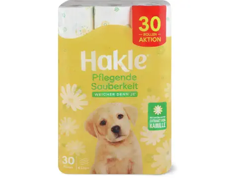 Hakle Pflegende Sauberkeit · 30 pz