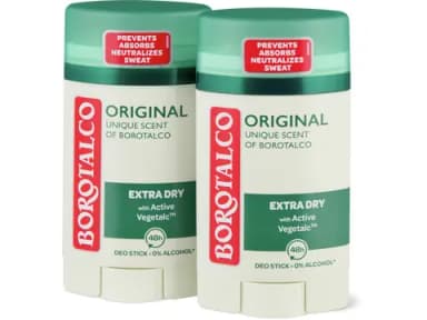 Borotalco Déodorant stick Original 2x40ml