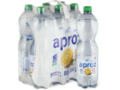 Organic orange-flavoured water