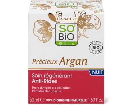 Crema notte rigenerante antirughe Précieux Argan Olio di argan