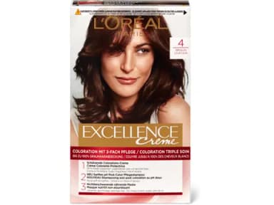 Permanent hair colour 4 brown