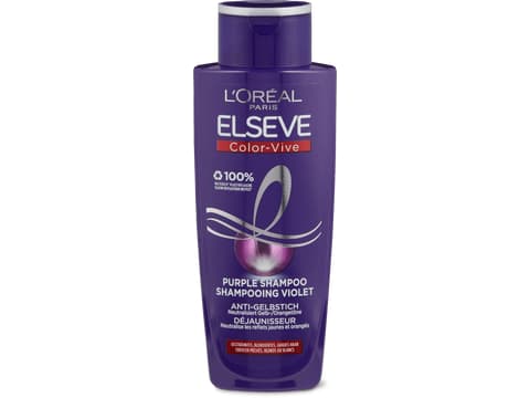 Elsève Shampoo Purple anti-ingiallimento capelli con meches, decolorati, grigi 200ml