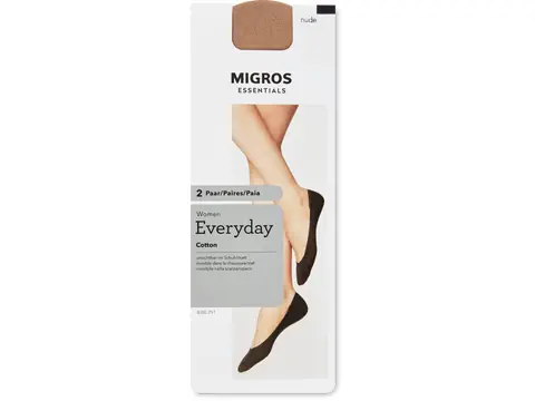 Damen Slipper Cotton 2er Pack
