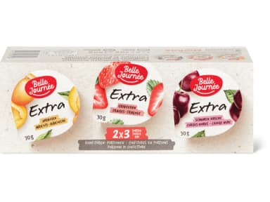 Konfitüre Aprikosen, Erdbeeren & Schwarze Kirsche