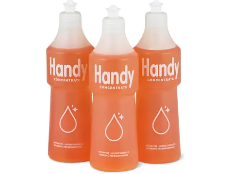 Concentrated orange dishwashing liquid