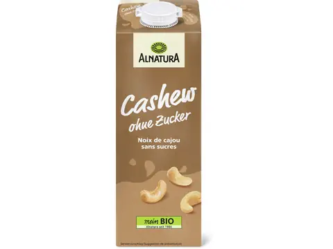Alnatura Cashew drink Organic, natural, vegan, no added sugar 1l