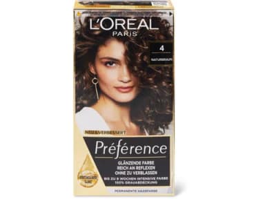 Préférence Hair Color 4 brown, permanent