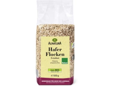 Alnatura Oat flakes Organic, fine 500g