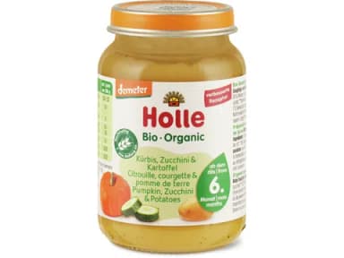 Holle Kuerbis, Zucchini & Kartoffel Brei 190g