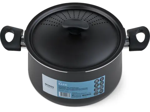 Pot with strainer lid Ø 22 cm