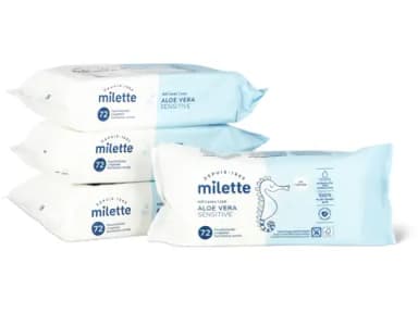Sensitive wet wipes
