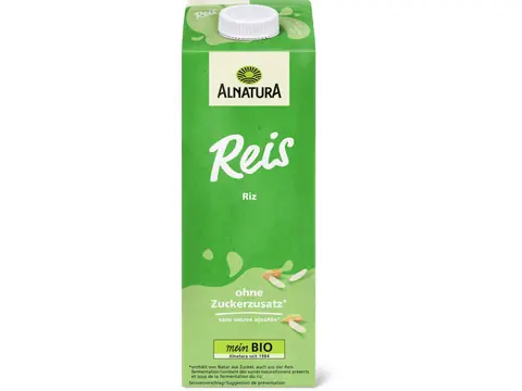 Alnatura Rice Drink Organic, plain, no added sugar 1l