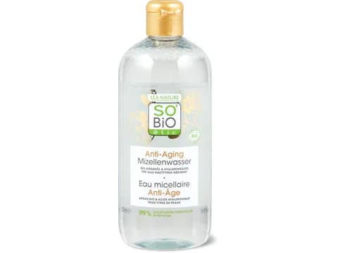 Acqua micellare anti-età Olio di Argan e acido ialuronico