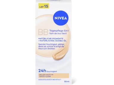 Nivea 5-in-1 BB day care, 24-hour hydration 50ml