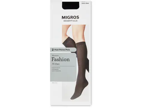 Women's knee-high socks 70 den